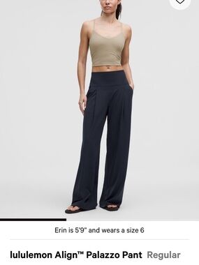 lululemon athletica Wide-Leg Palazzo Pant in True Navy